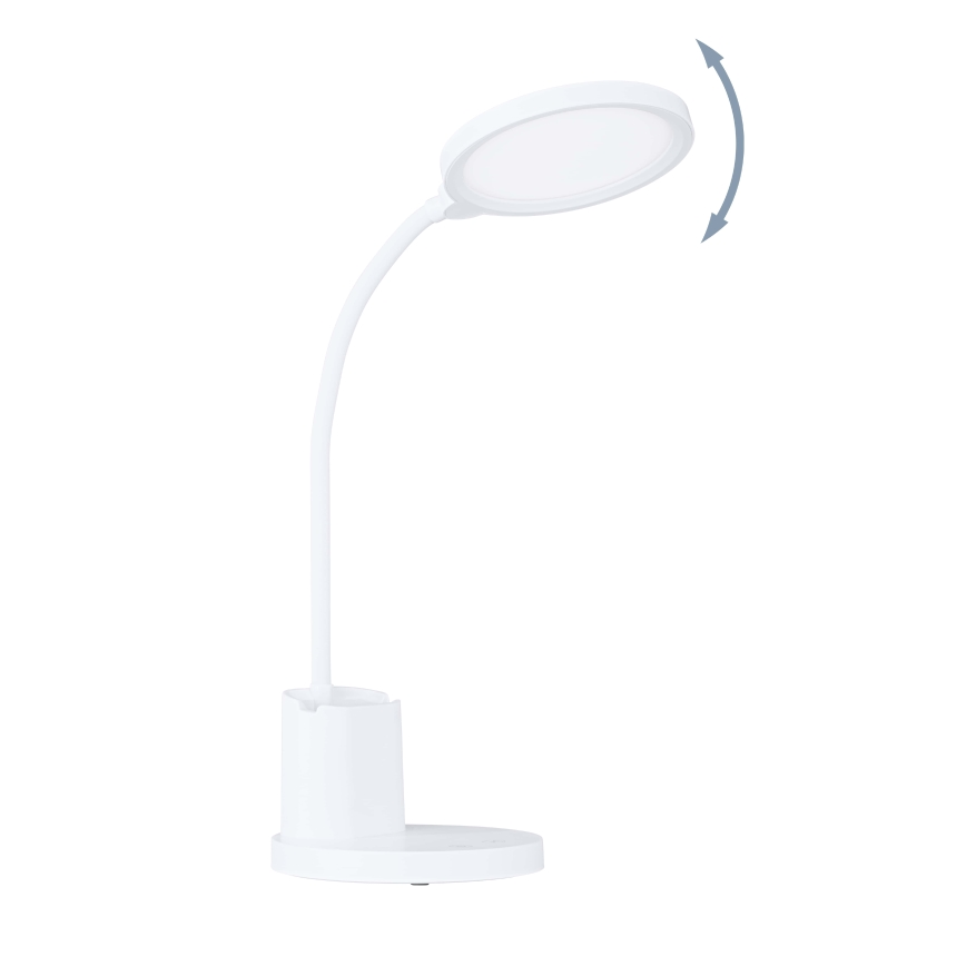 Eglo – Dimmbare LED-Tischleuchte LED/2,1W/5V 1500 mAh weiß