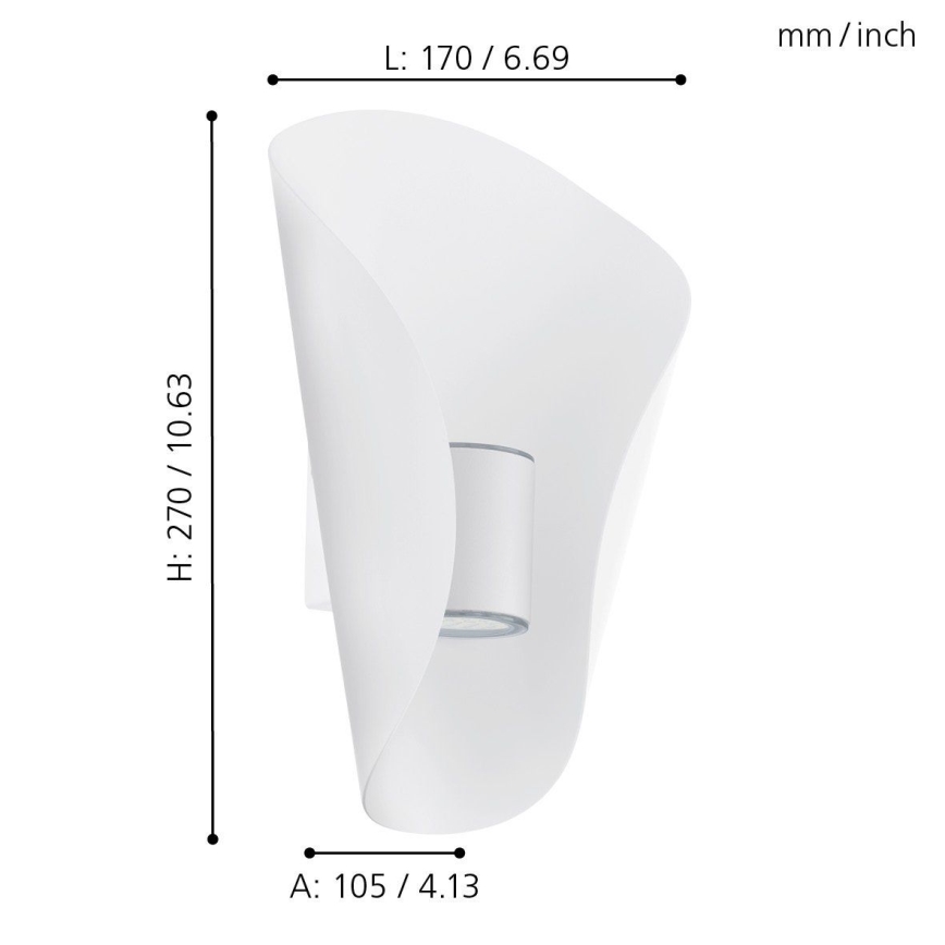 Eglo - LED Außenbeleuchtung 2xLED/2,5 W/230V