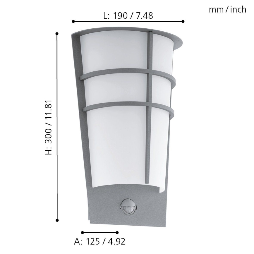 Eglo - LED Outdoor leuchte mit Sensor 2xLED/2,5W