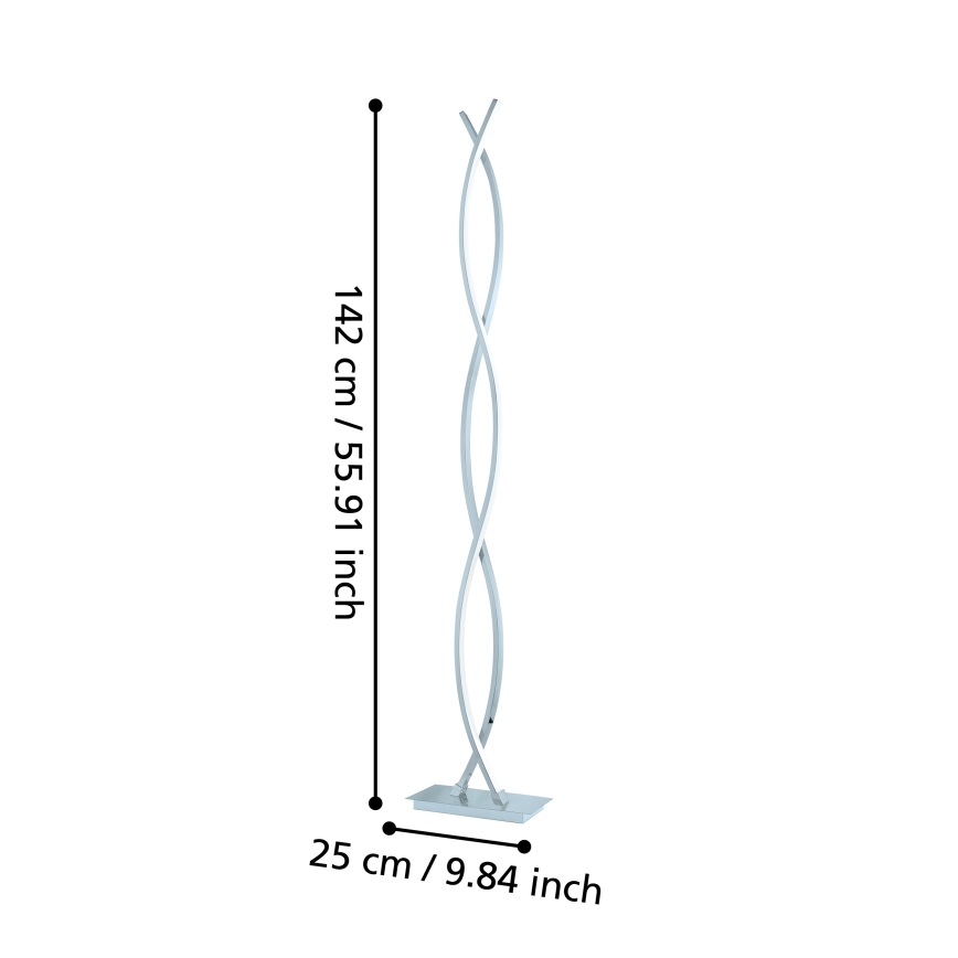 Eglo - LED Stehlampe 4xLED/9W/230V