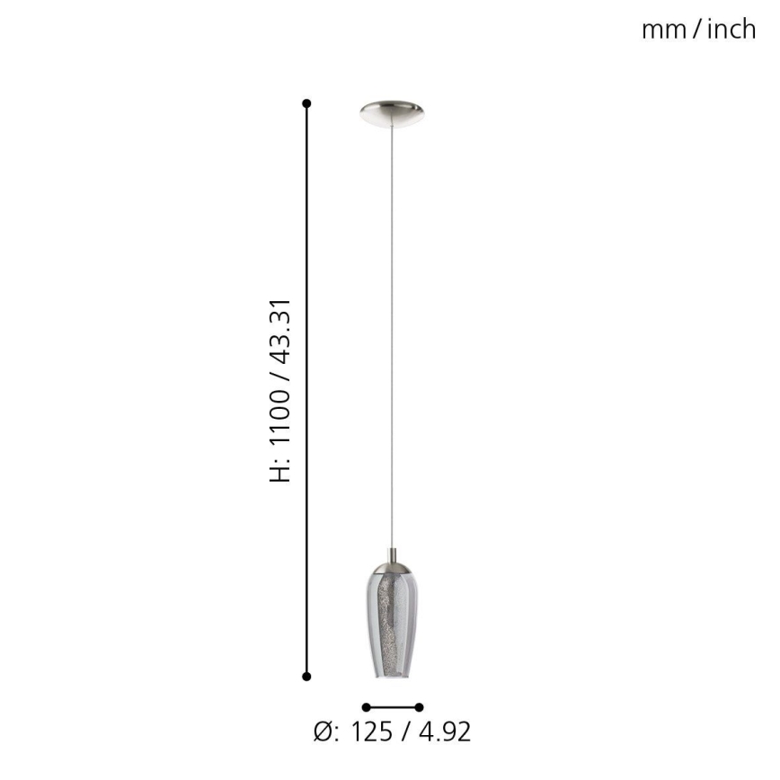 Eglo - LED Kronleuchter auf der Litze 1xG9/2,5W/230V