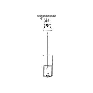 Eglo - LED Hängeleuchte 1xGU10/5W/230V