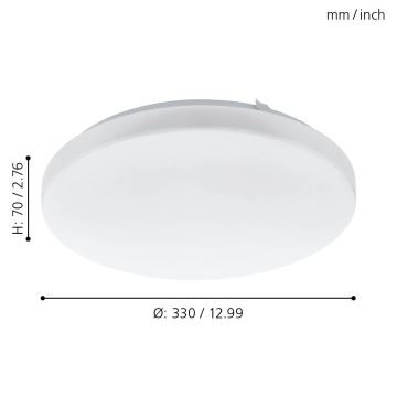 Eglo - LED Deckenleuchte LED/17,3W/230V