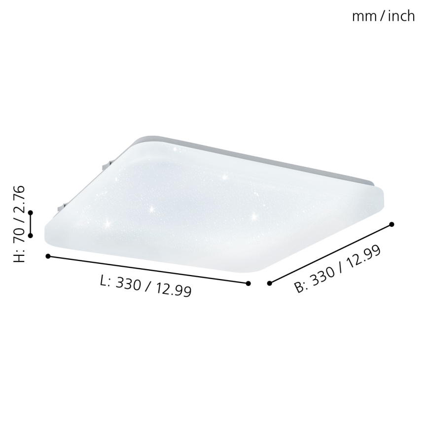 Eglo - LED Deckenleuchte LED/17,3W/230V