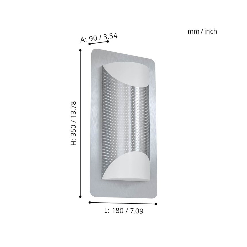 Eglo - Außenwandbeleuchtung 2xE27/10W/230V IP44