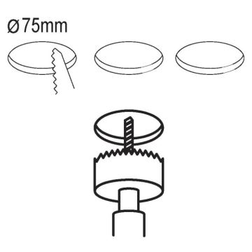 Eglo - SET 3x LED Einbauleuchte FUEVA 5 1xLED/2,7W/230V