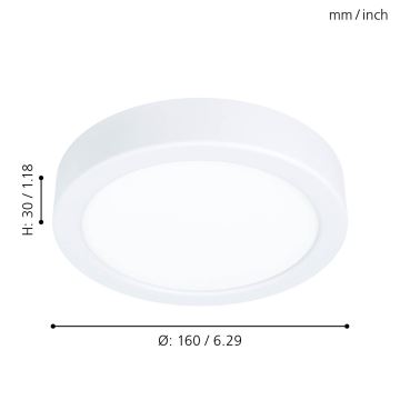 Eglo - LED Deckenleuchte LED/10,5W/230V