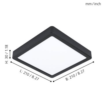 Eglo - LED Deckenleuchte LED/16,5W/230V