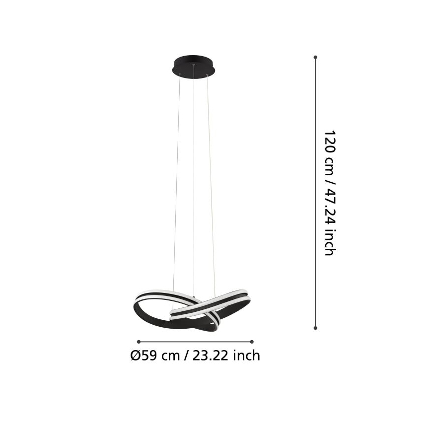 Eglo - LED Hängeleuchte 2xLED/18W/230V