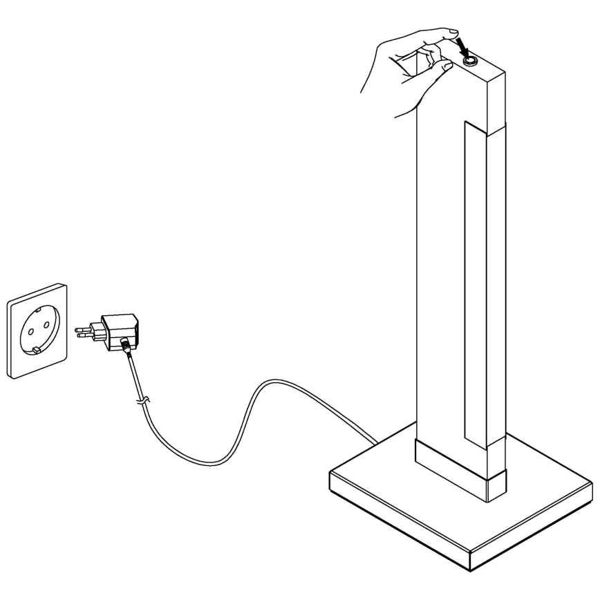 Eglo - Dimmbare LED-Tischlampe LED/6,5W/230V