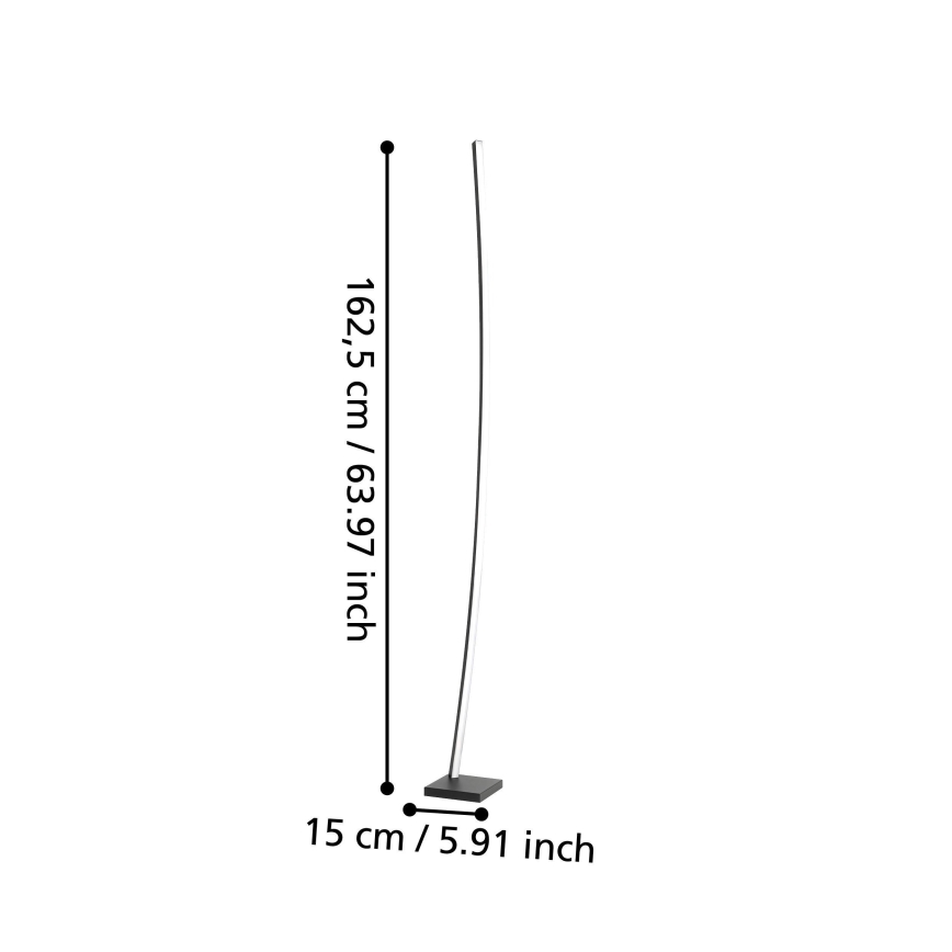 Eglo - LED-Stehleuchte LED/25,7W/230V