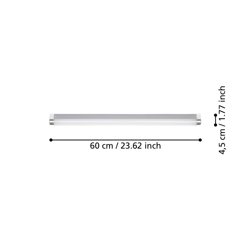 Eglo - LED Beleuchtung für den Badezimmerspiegel LED/15,5W/230V IP44 60 cm