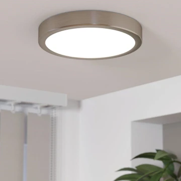 Eglo - Dimmbare LED-Deckenleuchte LED/17W/230V Chrom