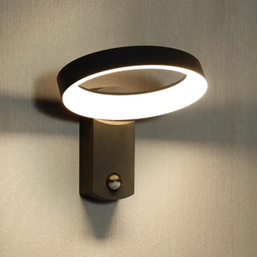 Eglo - LED Außenwandleuchte mit Sensor LED/11W/230V