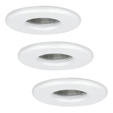 Eglo - SET 3x LED-Badezimmerleuchte IGOA 1xGU10/3.3W/230V