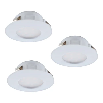 Eglo - SET 3x LED Einbauleuchte PINEDA 1xLED/6W/230V