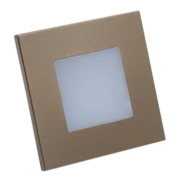 Emithor 48334 - LED-Treppenleuchte STEP LIGHT LED/1W/230V gold
