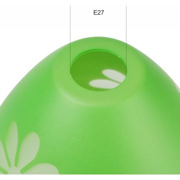 Ersatzglas GARDEN E27 d 23 cm grün