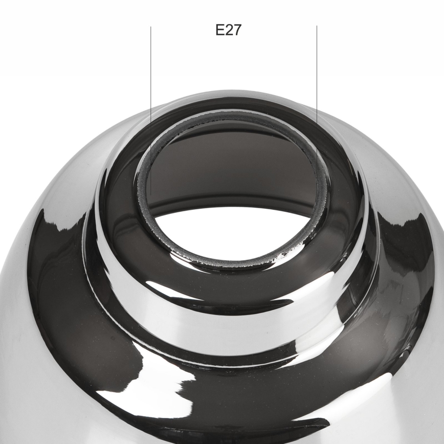 Ersatzglas MARIO E27 d 16 cm Chrom