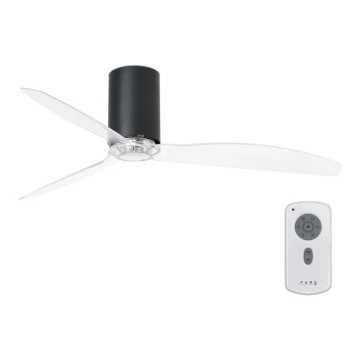 FARO 32041WP - Deckenventilator MINI TUBE FAN Wi-Fi schwarz + Fernbedienung