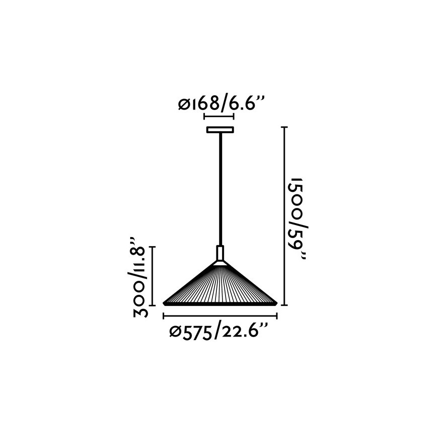 Faro 71568 - Kronleuchter an einer Litze HUE 1xE27/20W/230V IP44