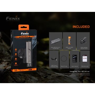 Fenix BC21RV30 - LED Wiederaufladbare Fahrradlampe LED/USB IP68 1200 lm 33 Std.