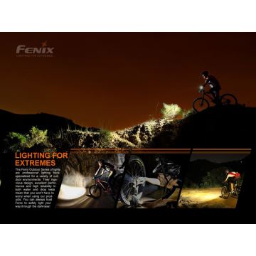 Fenix BC21RV30 - LED Wiederaufladbare Fahrradlampe LED/USB IP68 1200 lm 33 Std.