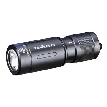 Fenix E02RBLC – Wiederaufladbare LED-Taschenlampe LED/USB IP68 200 lm 6,5 h