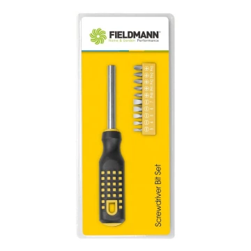 Fieldmann - Schraubendreher + Bits 11 Stück