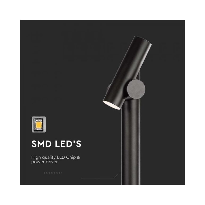 Flexible LED-Außenleuchte LED/4W/230V 3000K IP44 100 cm schwarz