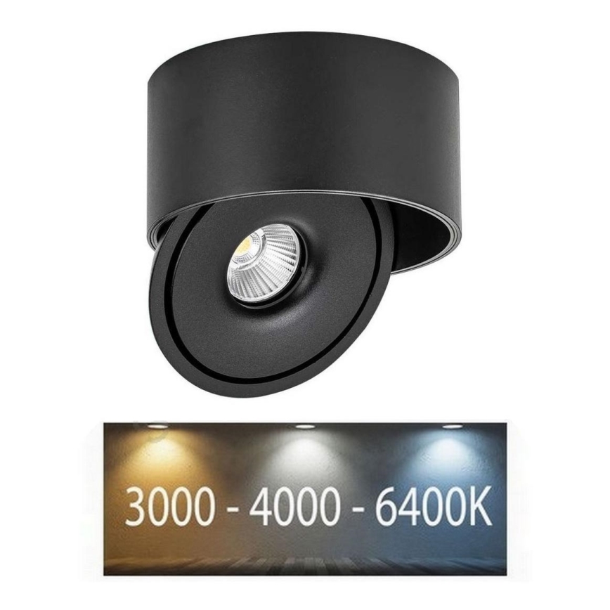 Flexibler LED-Strahler LED/20W/230V 3000/4000/6400K CRI 90 schwarz