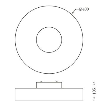 Globo - LED-Deckenleuchte LED/24W/230V