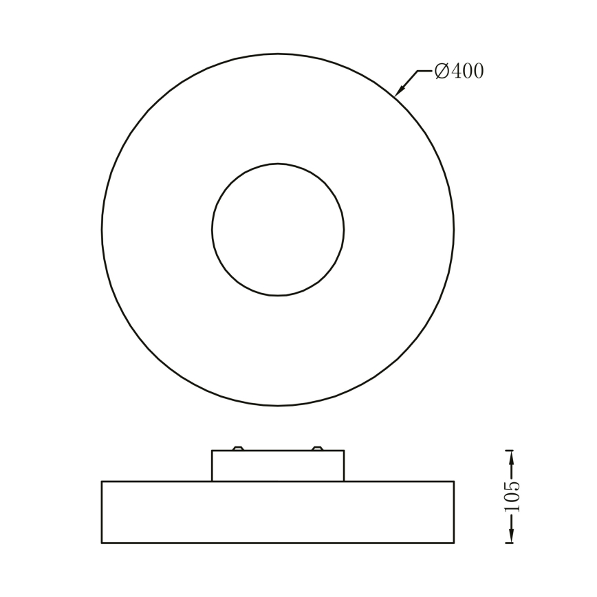 Globo - LED-Deckenleuchte LED/24W/230V