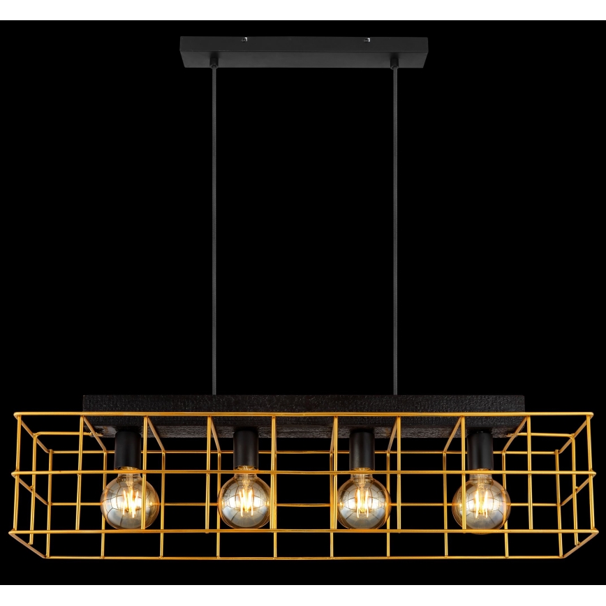 Globo - Hängeleuchte an Schnur 4xE27/60W/230V