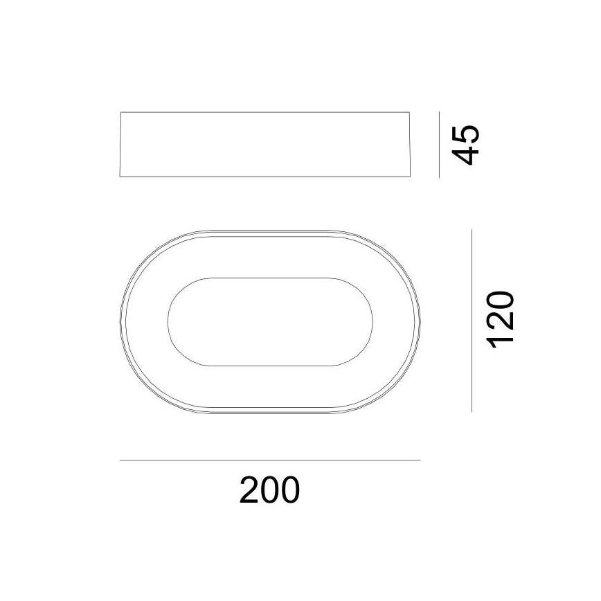 Globo - LED Auβen-Wandbeleuchtung LED/12W/230V IP65