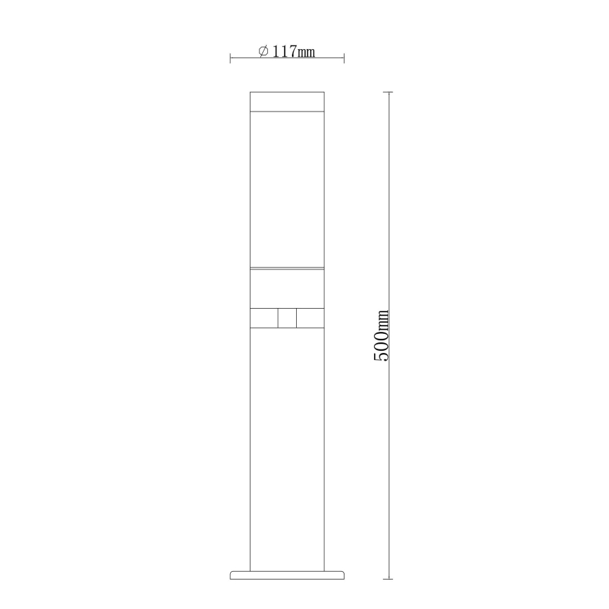 Globo - Außenlampe 1xE27/15W/230V IP44