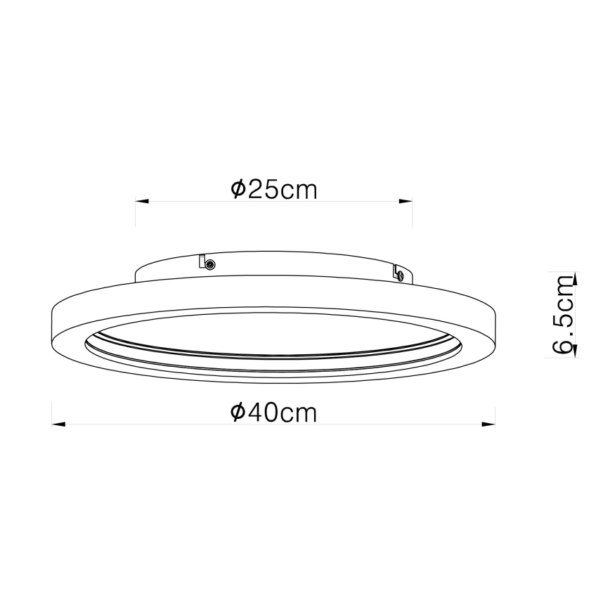 Globo - Dimmbare LED-RGBW-Deckenleuchte LED/24W/230V 2700-6000K + Fernbedienung