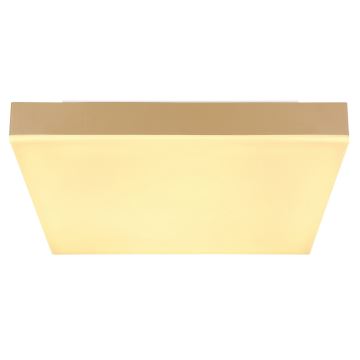 Globo - LED-Deckenleuchte LED/18W/230V 30x30 cm golden