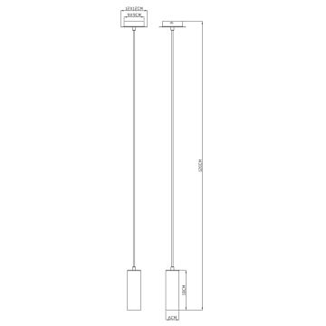 Globo - Hängeleuchte 1xGU10/35W/230V weiß