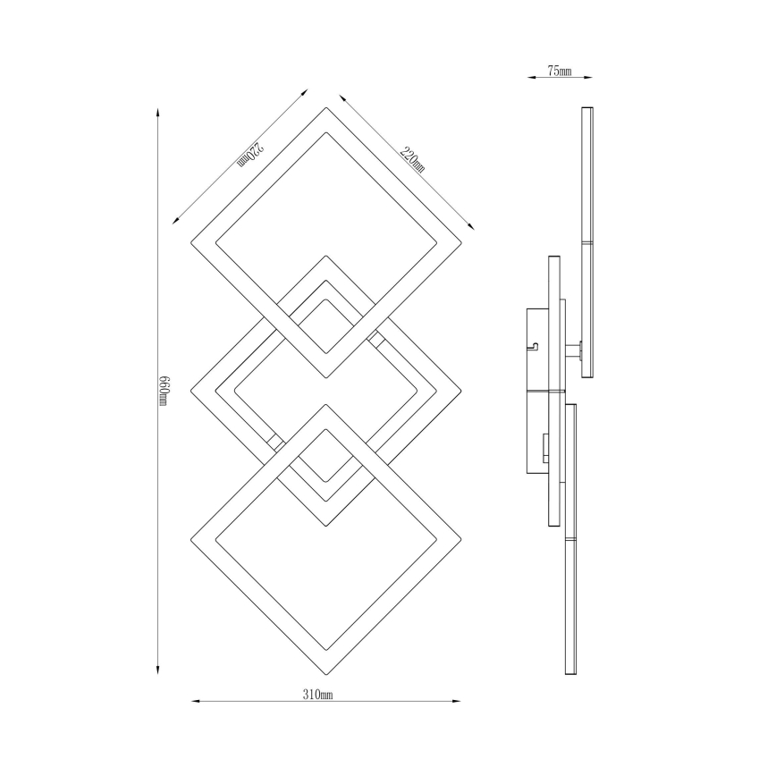 Globo - LED-Deckenleuchte LED/30W/230V