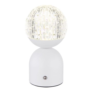 Globo - Dimmbare LED-Tischlampe mit Touch-Funktion LED/2W/5V 2700/4000/65000K 1800 mAh weiß