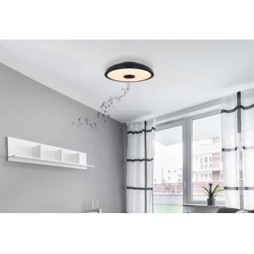 Globo - Dimmbare LED-RGBW-Badezimmerleuchte mit Lautsprecher LED/18W/230V 3000-6500K IP44 + Fernbedienung