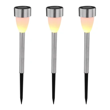 Globo - SET 3x Solarlampe 3xLED/0,06W/1,2V IP44