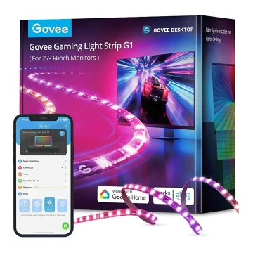 Govee - Dreamview G1 Smart LED RGBIC Monitorbeleuchtung 27-34" Wi-Fi