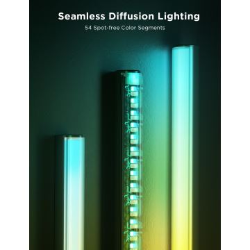 Govee - LED-Stehleuchte mit Lautsprecher Pro RGBICWW 2200-6500K Wi-Fi + Fernbedienung