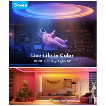 Govee - M1 PRO PREMIUM Smart RGBICW+ LED-Streifen 2m Wi-Fi Matter