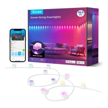 Govee - RGBIC LED String Einbauleuchte 5m Wi-Fi