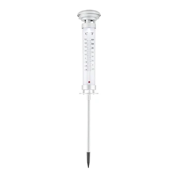 Grundig 89640 - LED Solarlampe mit Thermometer 1xLED/1,2V