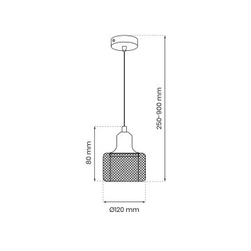 Hängeleuchte an Schnur LUMI 1xG9/8W/230V