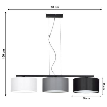 Hängeleuchte ASTRA 3xE27/60W/230V